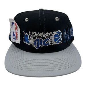 VTG 90s Drew Pearson Orlando Magic NBA Graffiti Snapback Hat Cap‎ Deadstock NWT